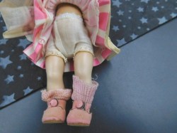 ginny blonde pink stripe undie